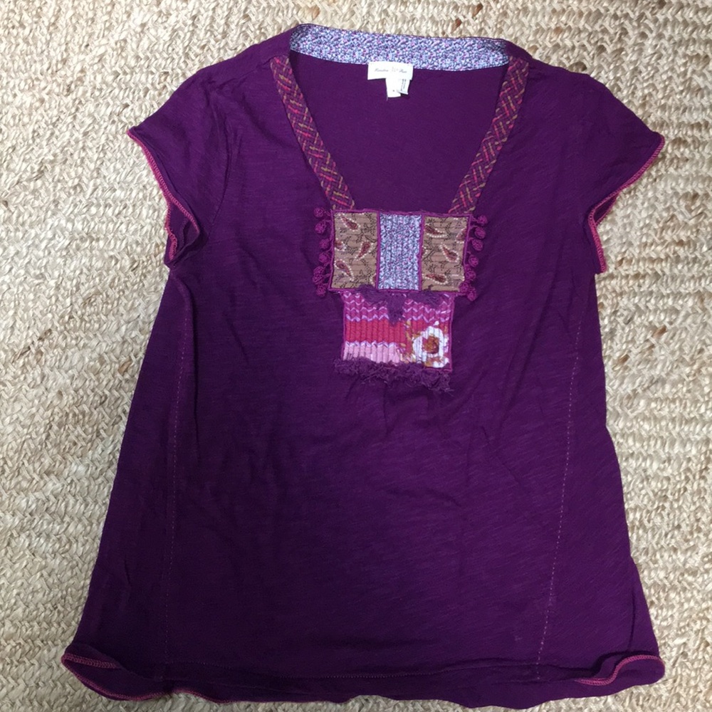 Meadow Rue Anthropology size small top
